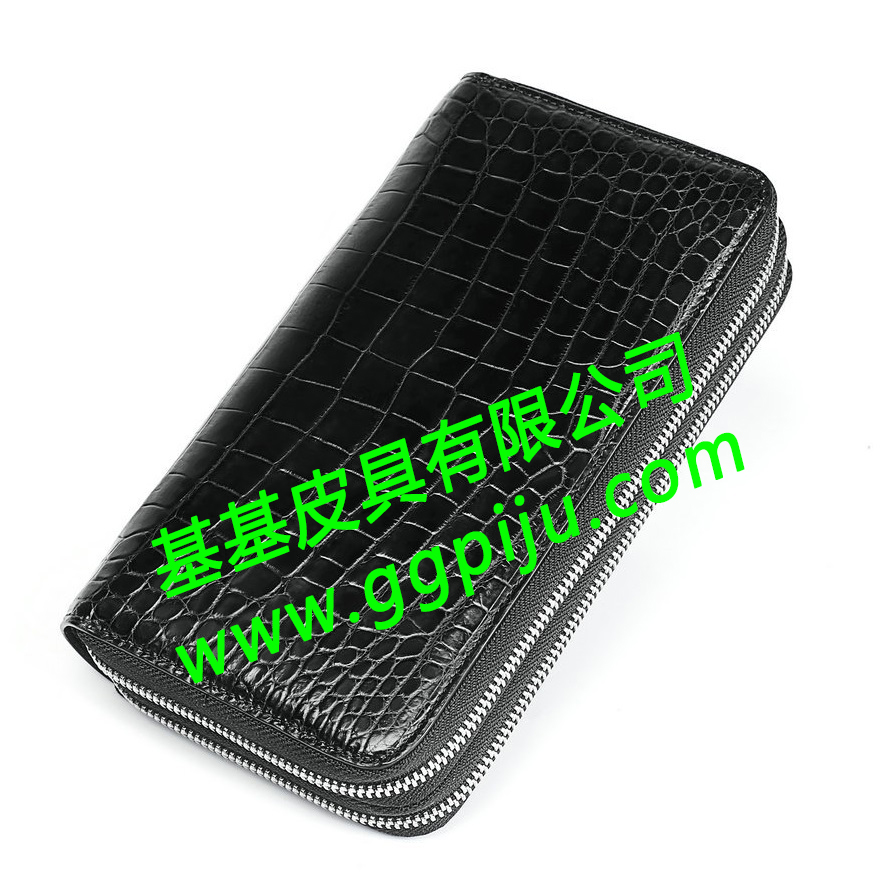 鳄鱼皮包手拿包真皮钱包手夹包厂家