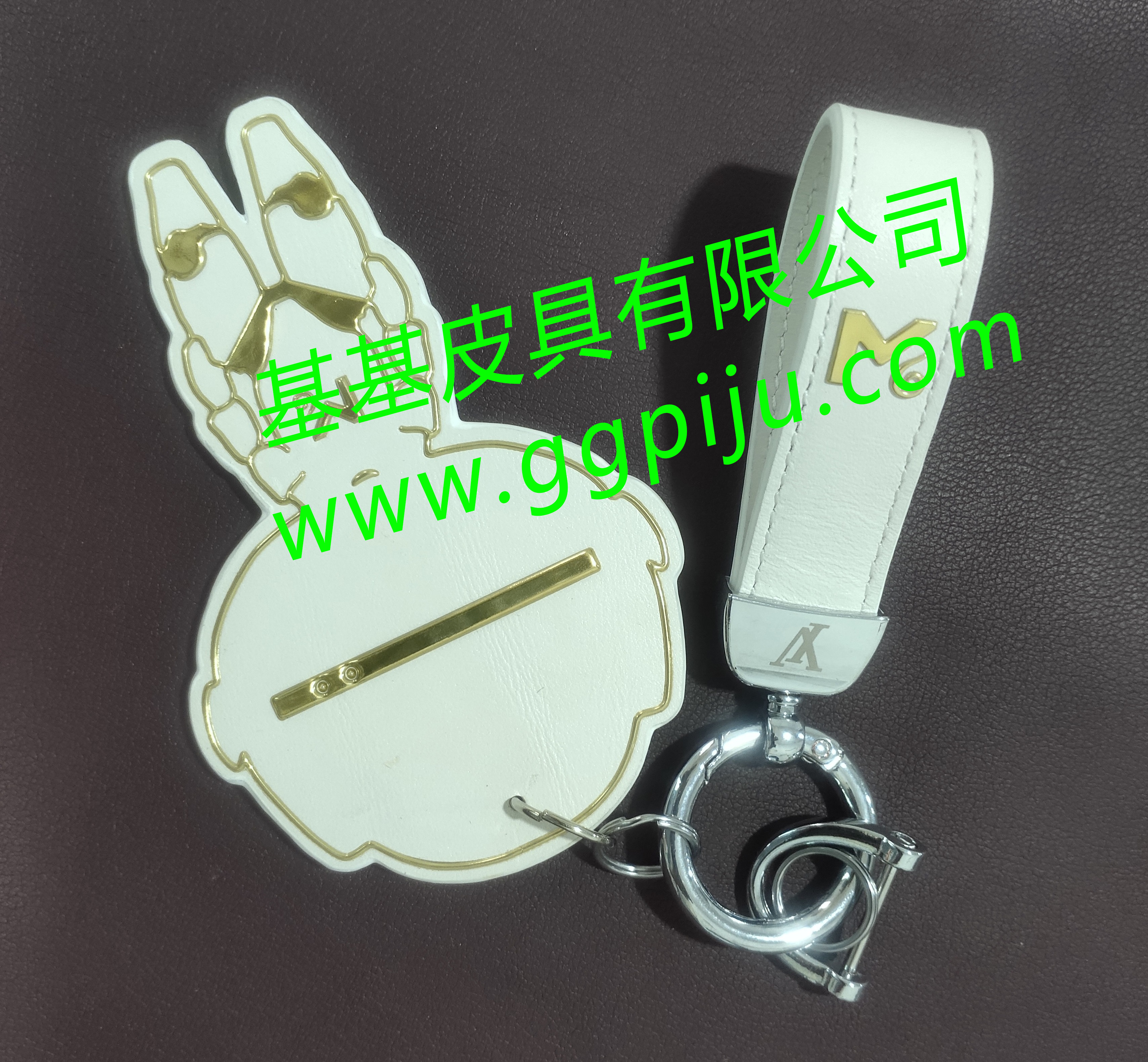 手挽带钥匙扣真皮具饰品皮具厂商